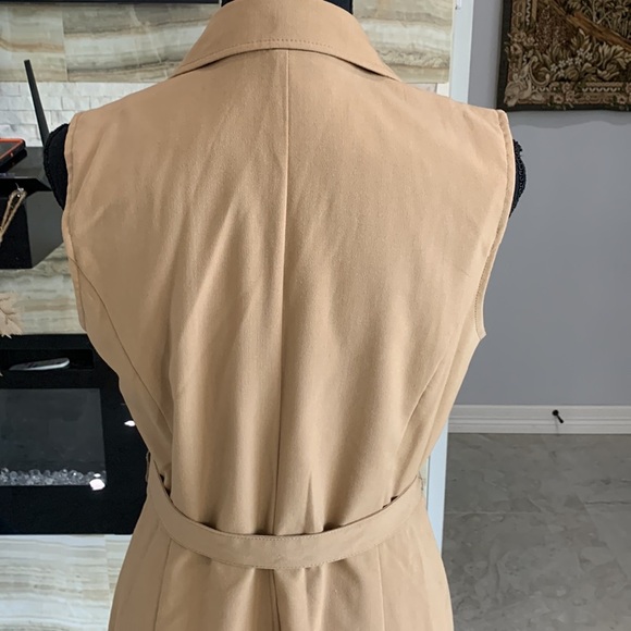 Women’s Sandra Darren Tan Dress Size 8 - Picture 7 of 16